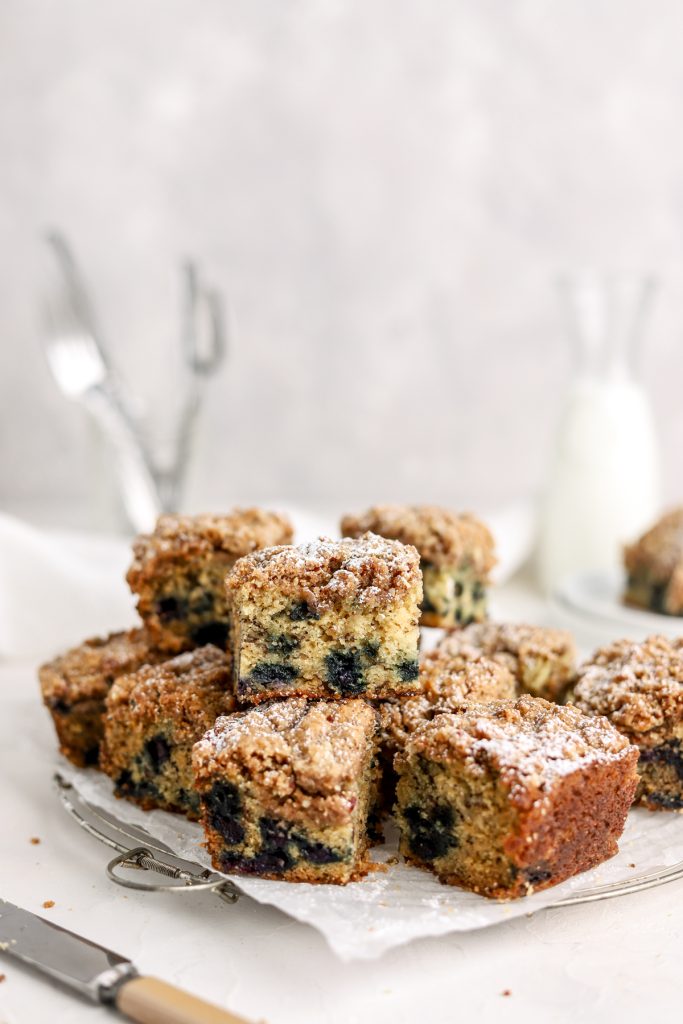 blueberry banana coffee cake